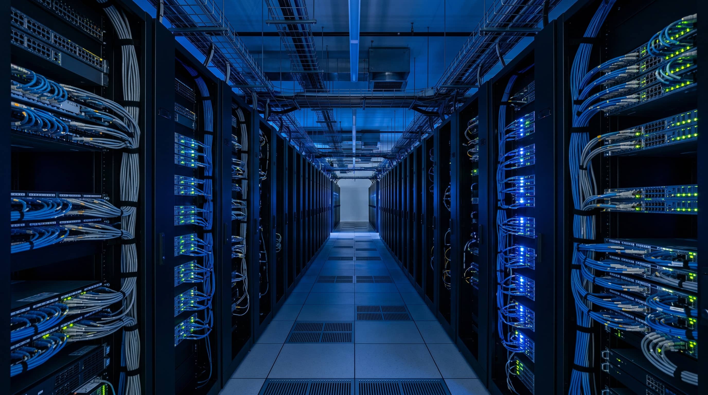 Diagnóstico de fibra en data center empresarial