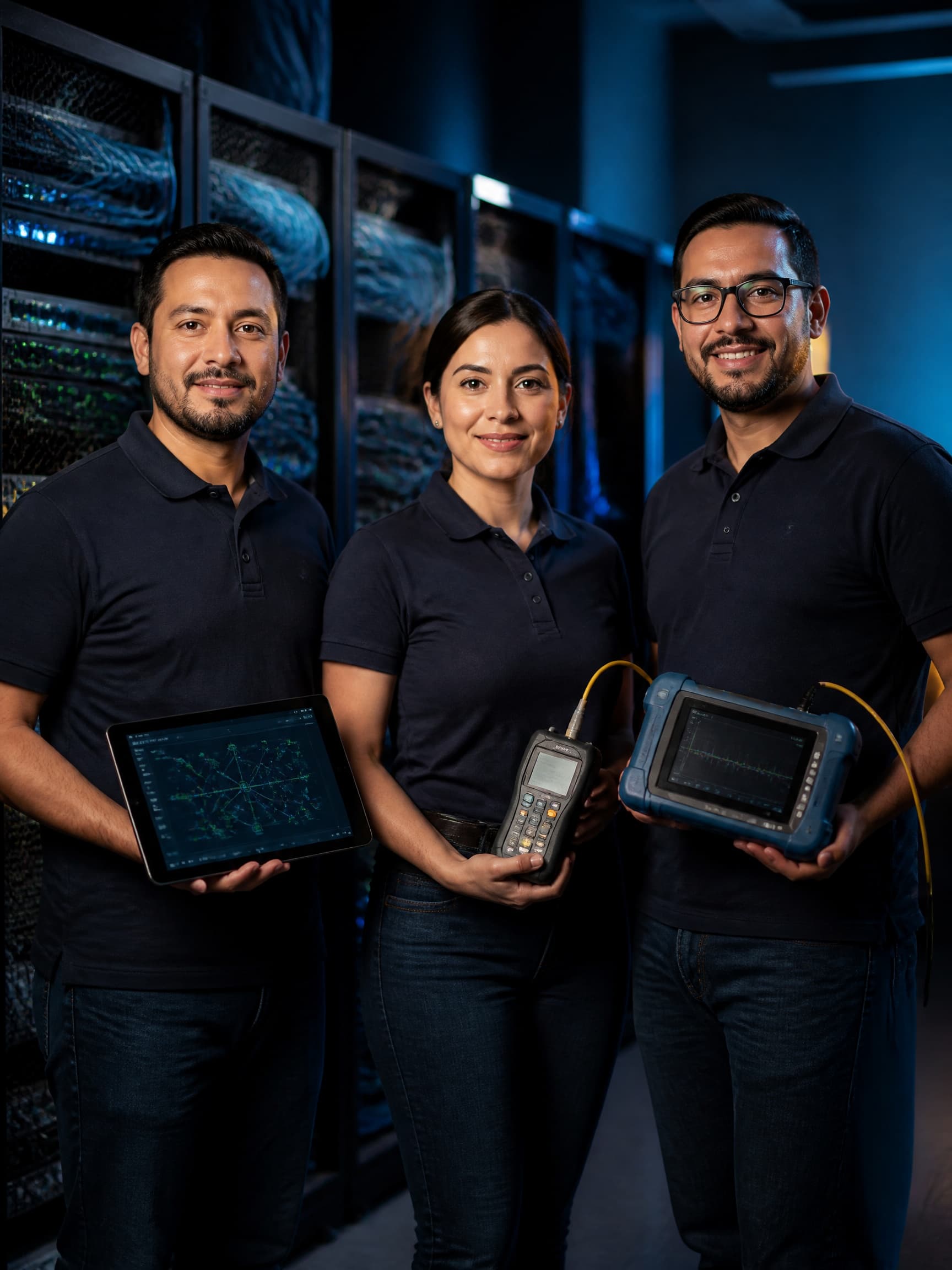 Equipo de ingenieros ITE en sitio — integración tecnológica B2B CDMX