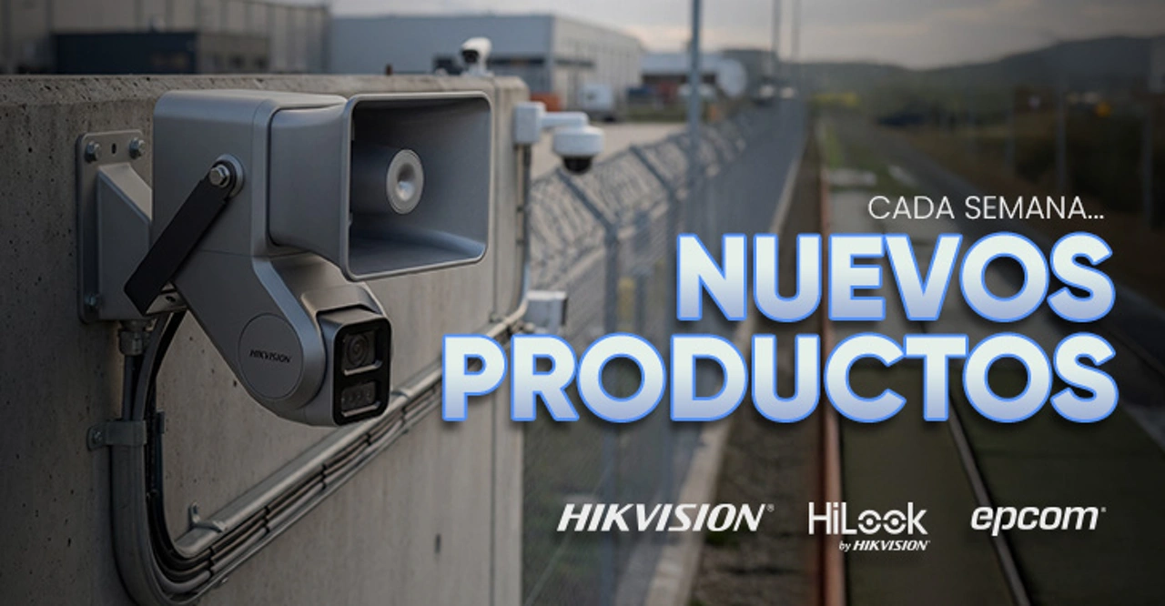 Cámara de videovigilancia perimetral multisensor con altavoz disuasivo